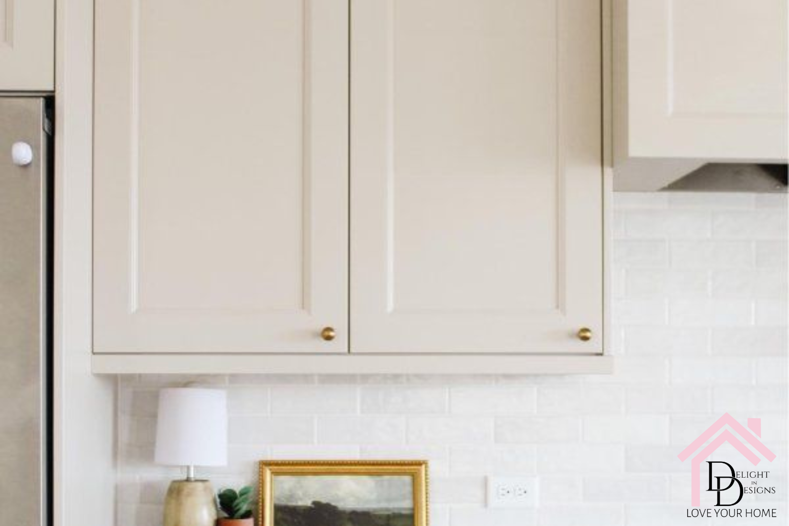 Delight In Designs Interior Design Remodel Grand Rapids MI West Michigan Stylizing Spaces Blog-Brighten Up Your Kitchen with These Trendy Cabinet Color Ideas-Accessible Beige