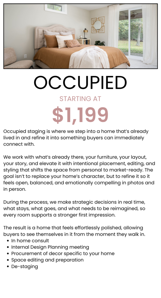 Occupied Staging